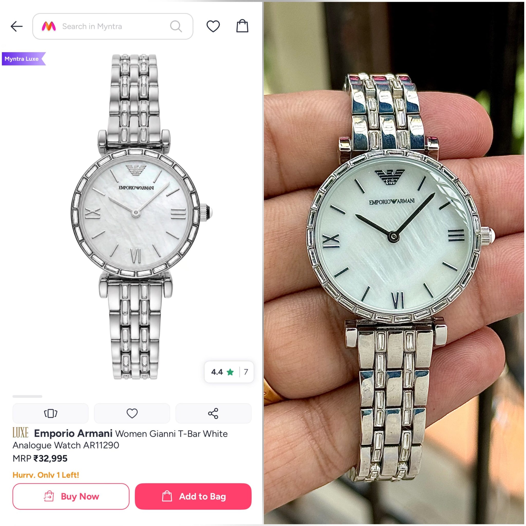 Emporio Armani Gianni T-Bar Quartz