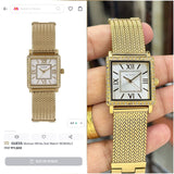Guess Classic Series Gold Mesh Quartz