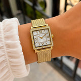 Guess Classic Series Gold Mesh Quartz