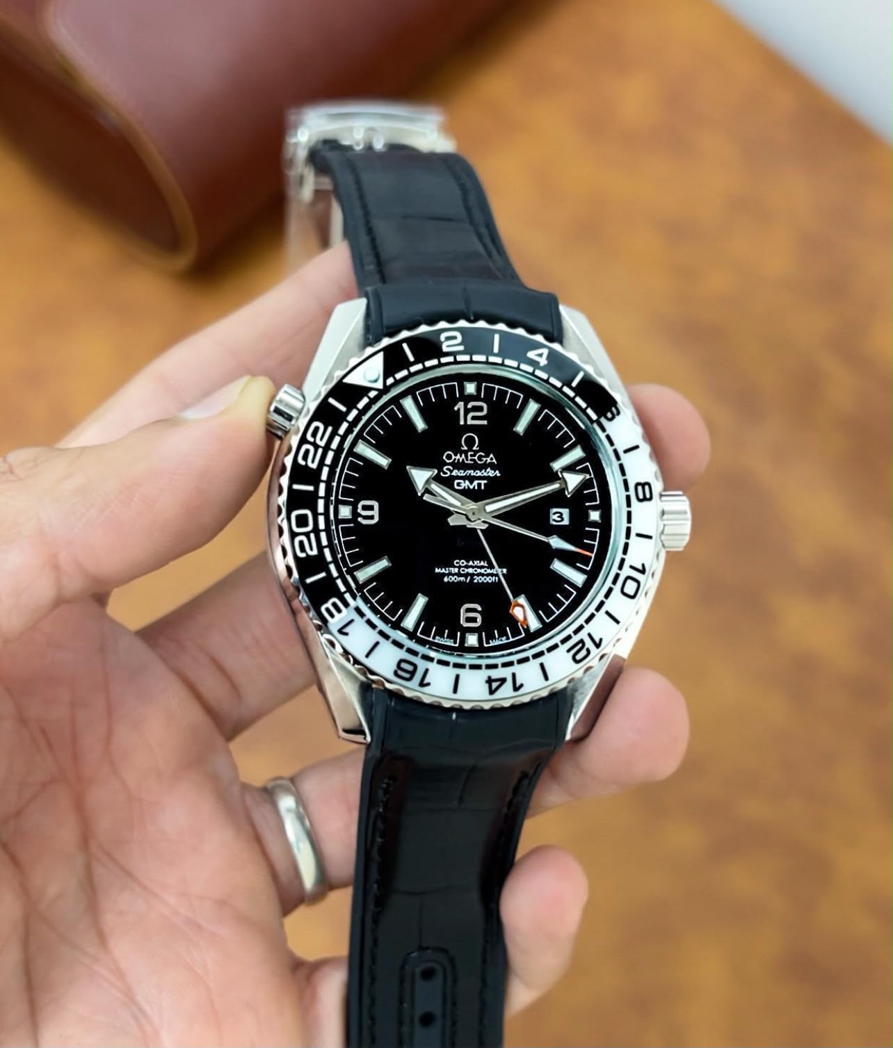 Omega Seamaster 600M GMT Black Dial