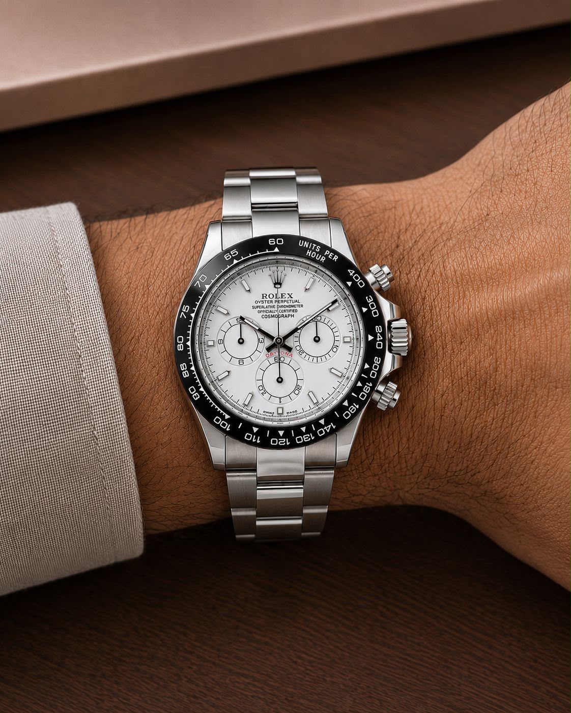 Rolex Daytona Automatic White Dial Chronograph