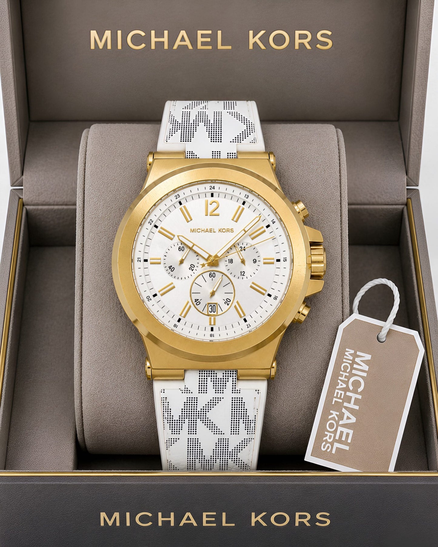 Michael Kors Multifunction White Dial Quartz