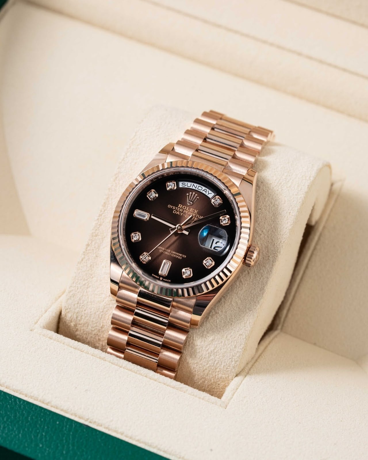 Rolex Perpetual Day-Date Rose Gold Automatic