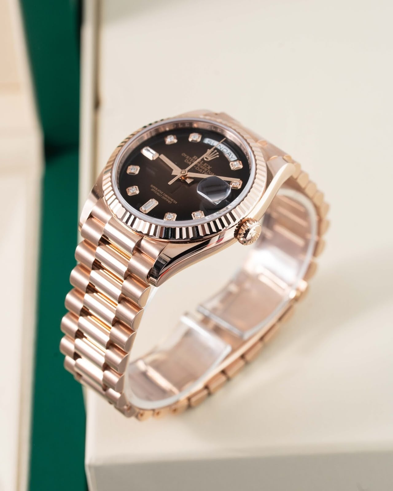 Rolex Perpetual Day-Date Rose Gold Automatic