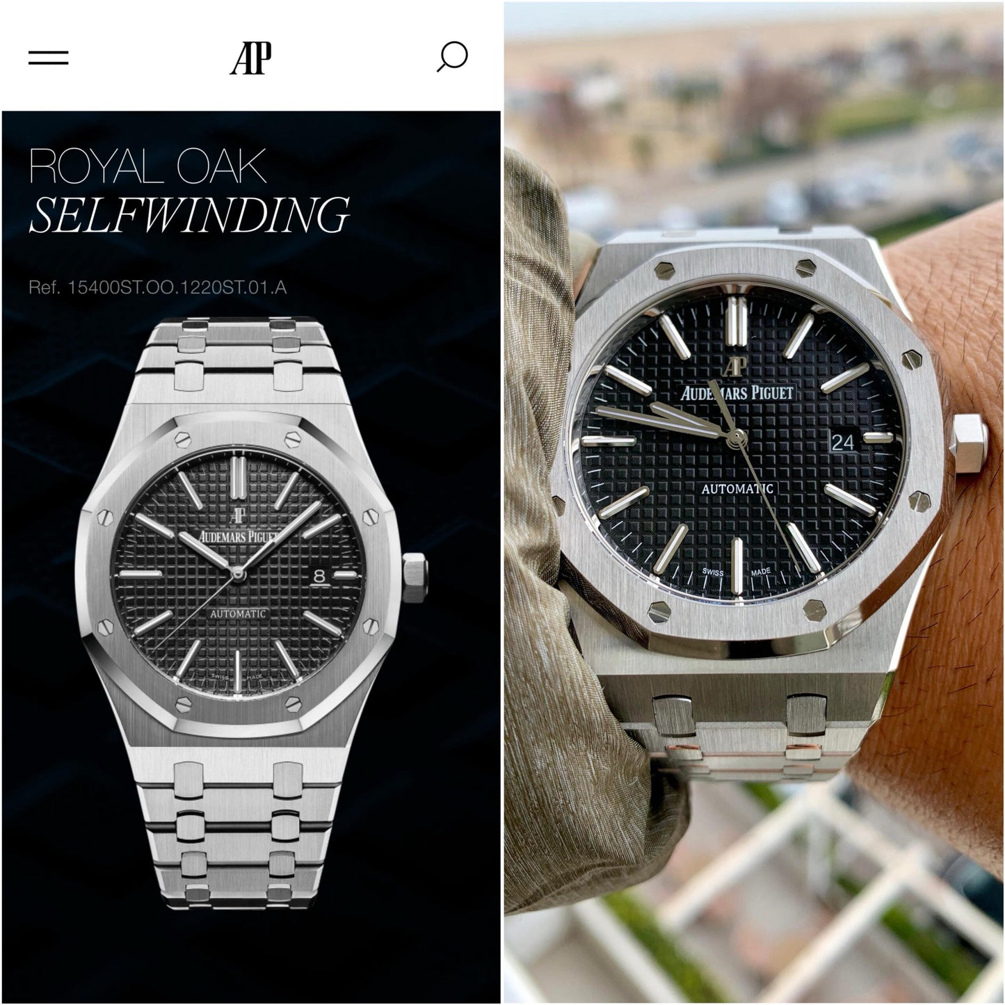Audemars Piguet Royal Oak Jumbo Silver Automatic