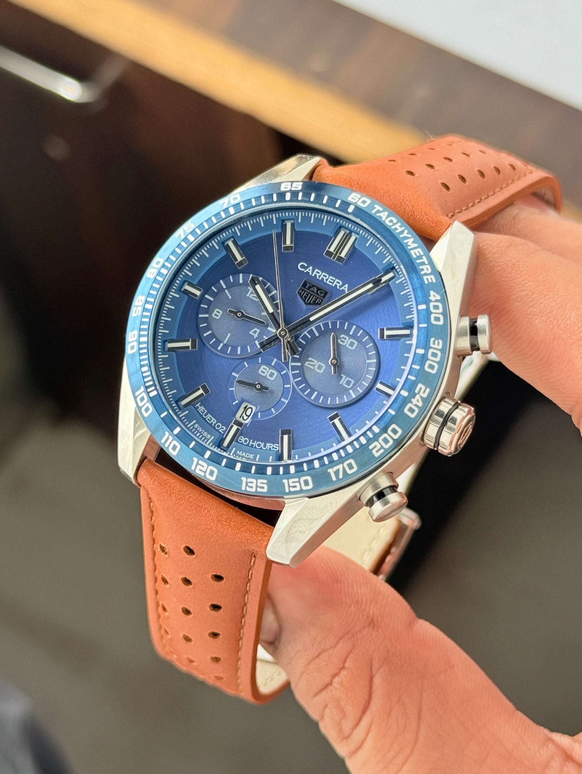 Tag Heuer Carrera Chronograph Blue Dial