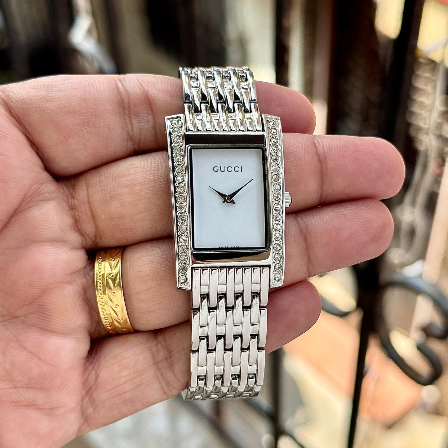 Gucci Petite Mother of Pearl Dial