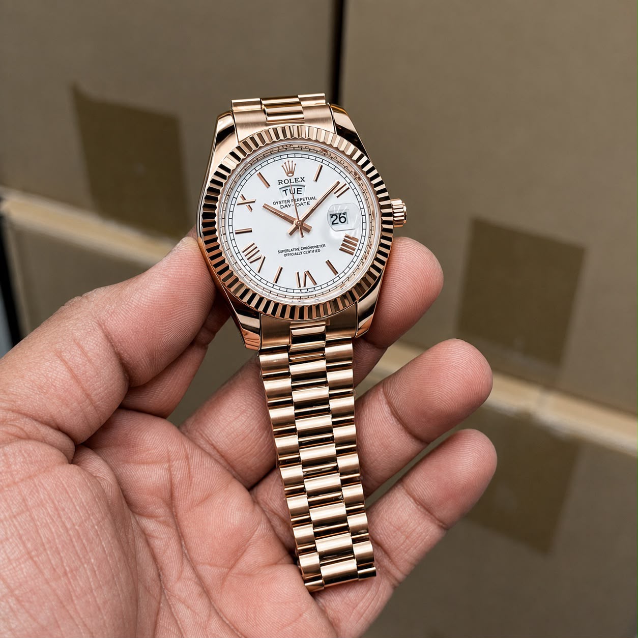Rolex Oyster Perpetual Day-Date White Dial