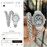 Just Cavalli Twined Coil White Dial Quartz