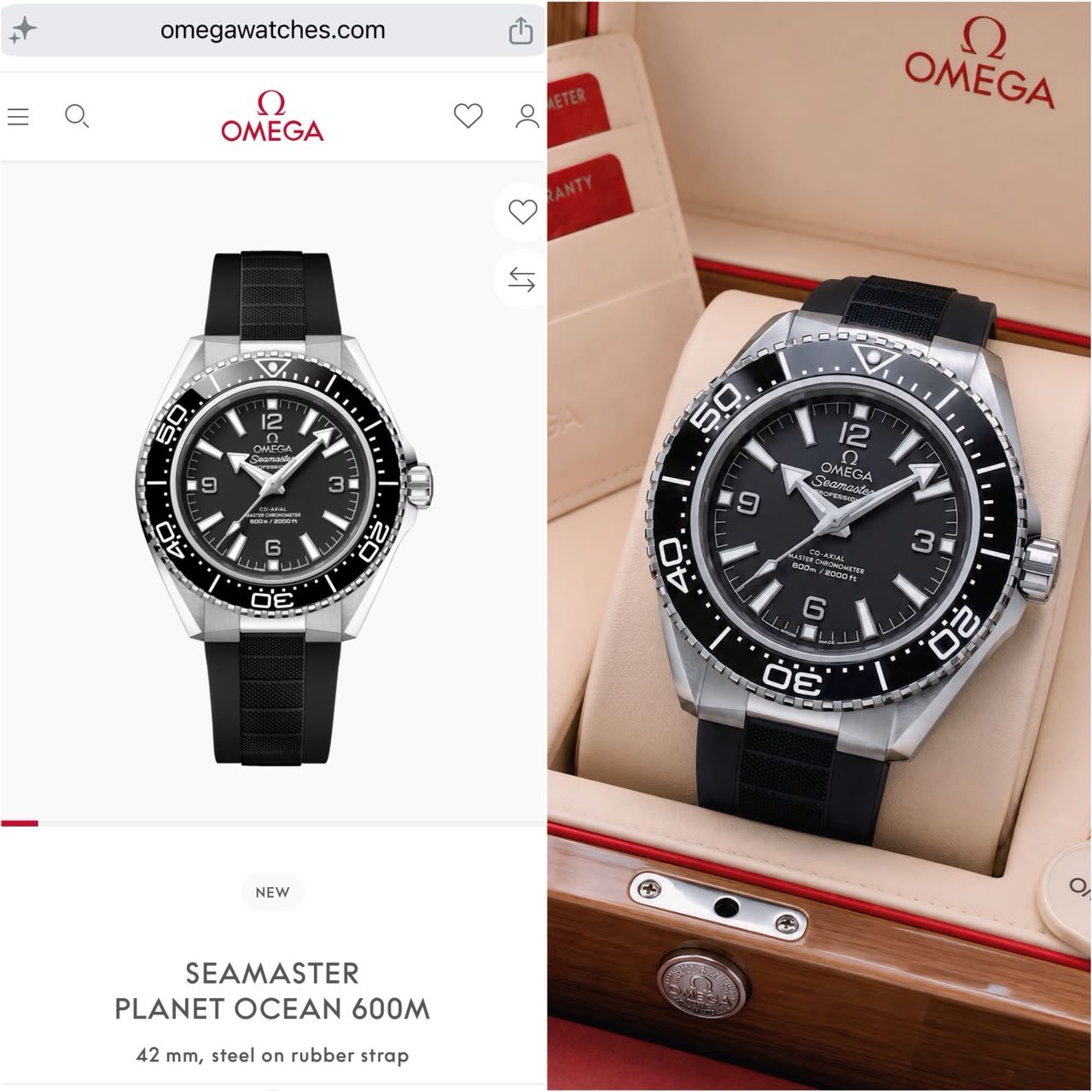 Omega Seamaster Planet Ocean 600M Automatic