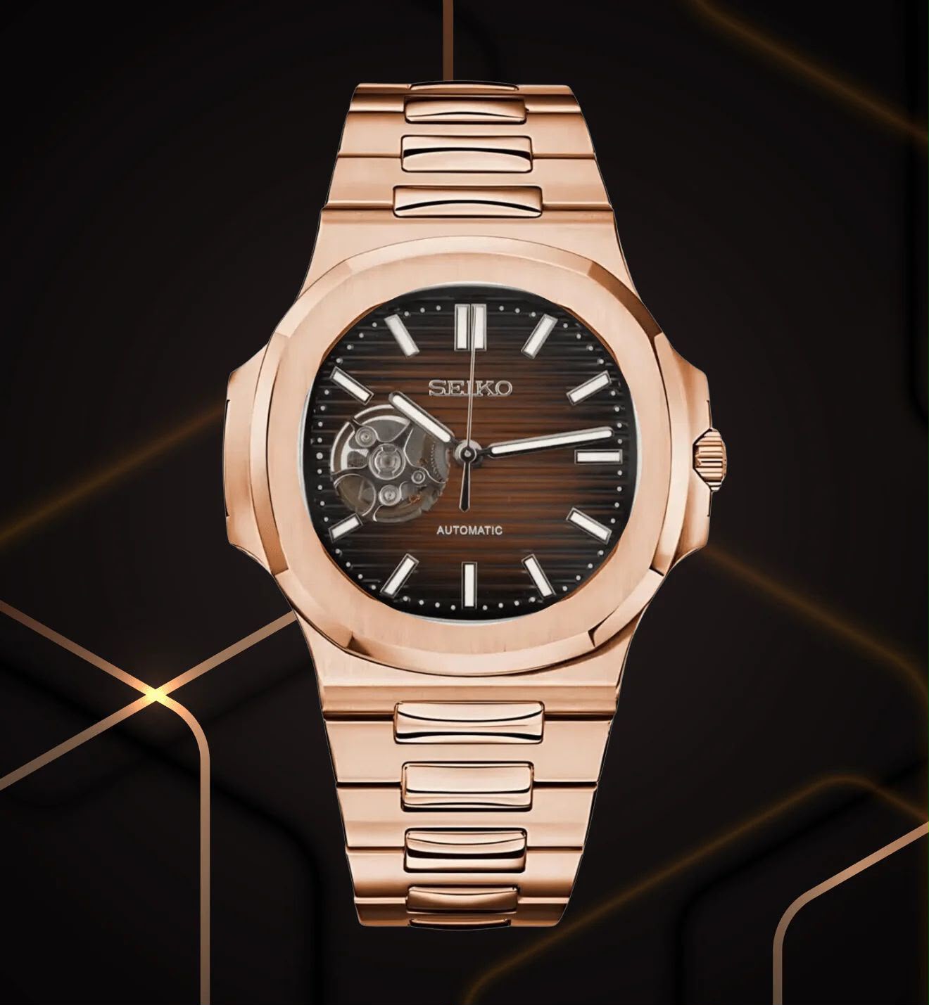 Seiko Nautilus Automatic Rose Gold