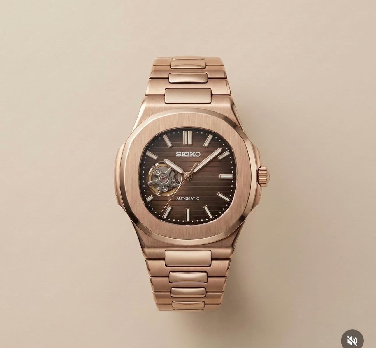 Seiko Nautilus Automatic Rose Gold
