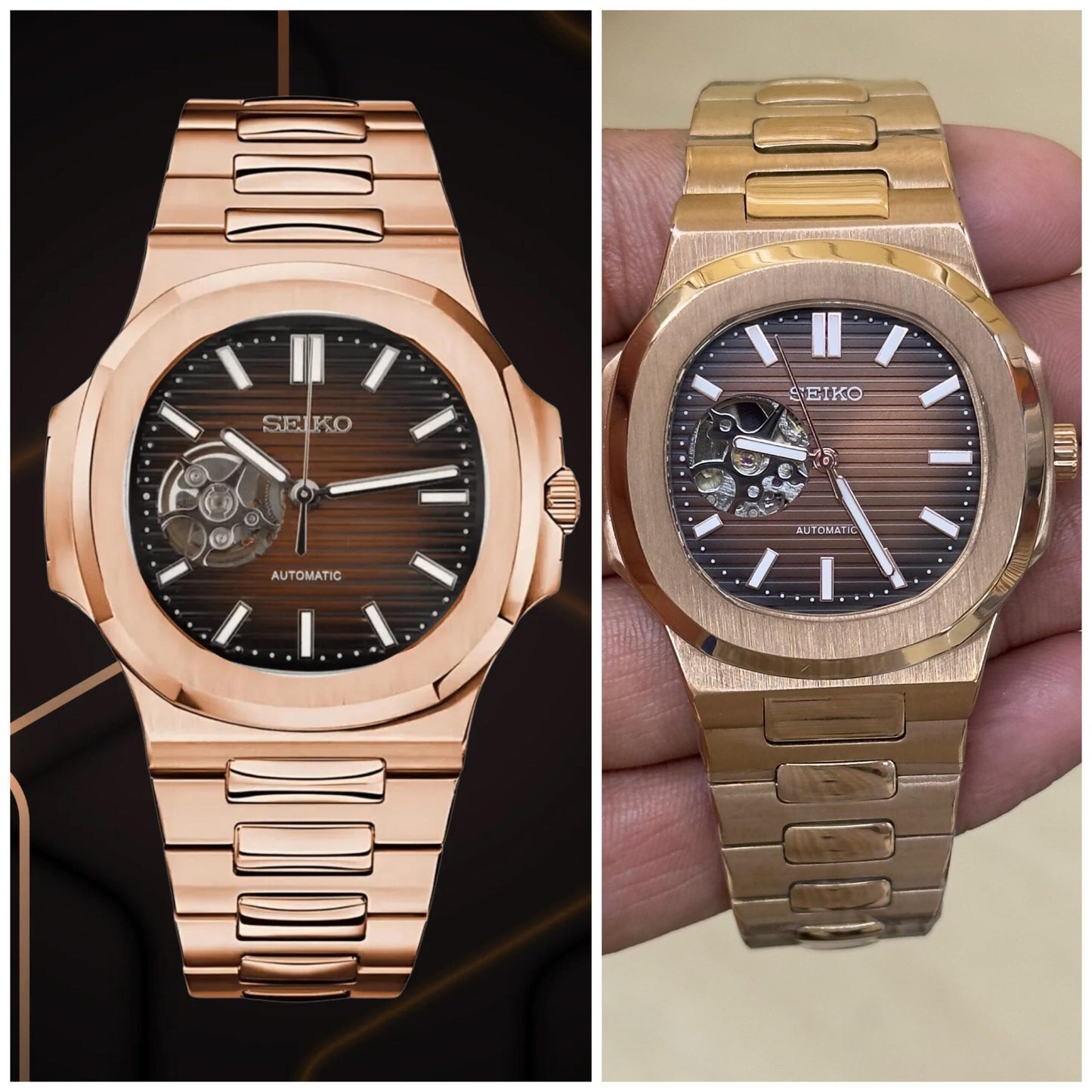 Seiko Nautilus Automatic Rose Gold