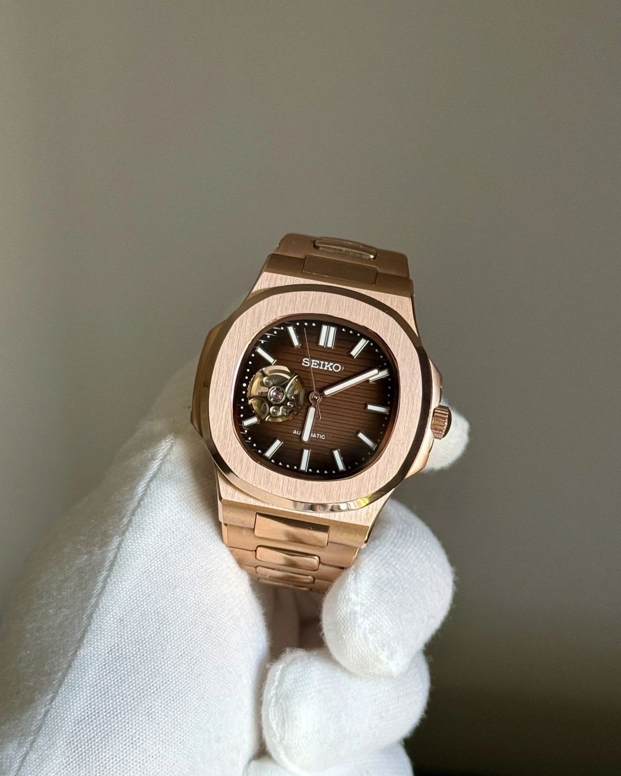Seiko Nautilus Automatic Rose Gold