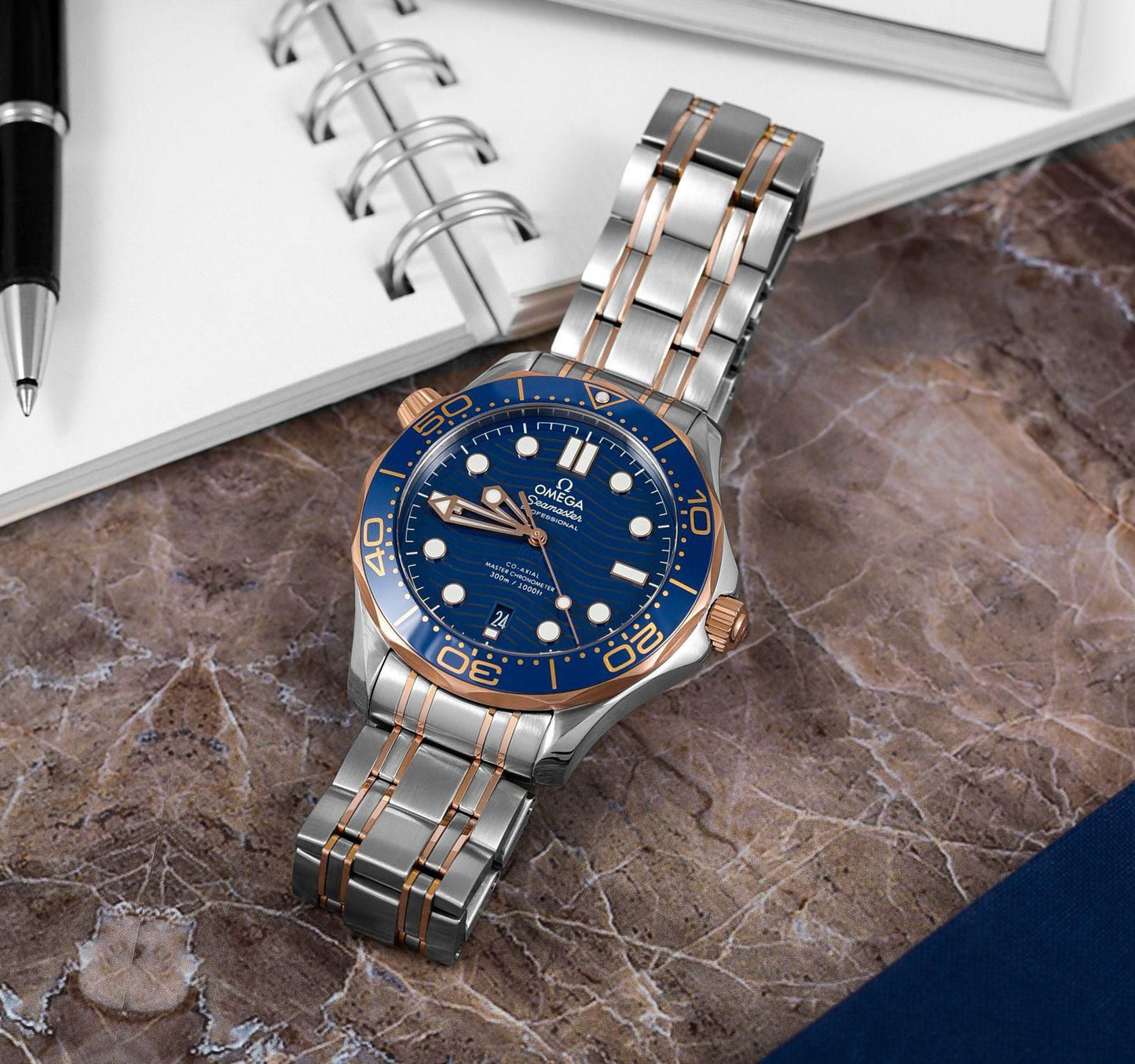 Omega Seamaster Diver Co-Axial Silver Automatic