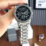 Armani Exchange Gunmetal Quartz