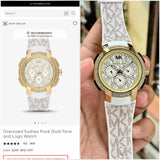 Michael Kors Sydney Pavé White Chronograph