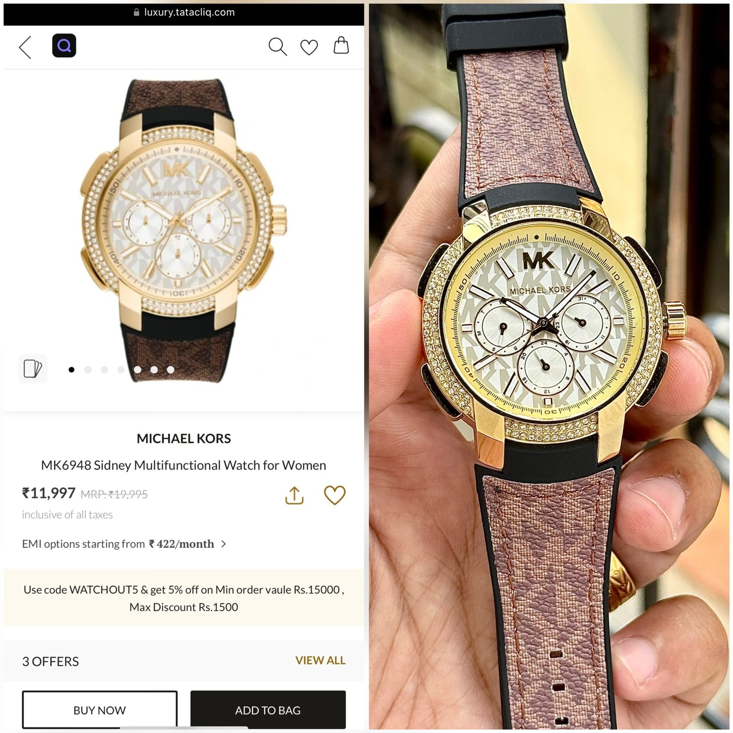 Michael Kors Sidney Multi-Function 38mm