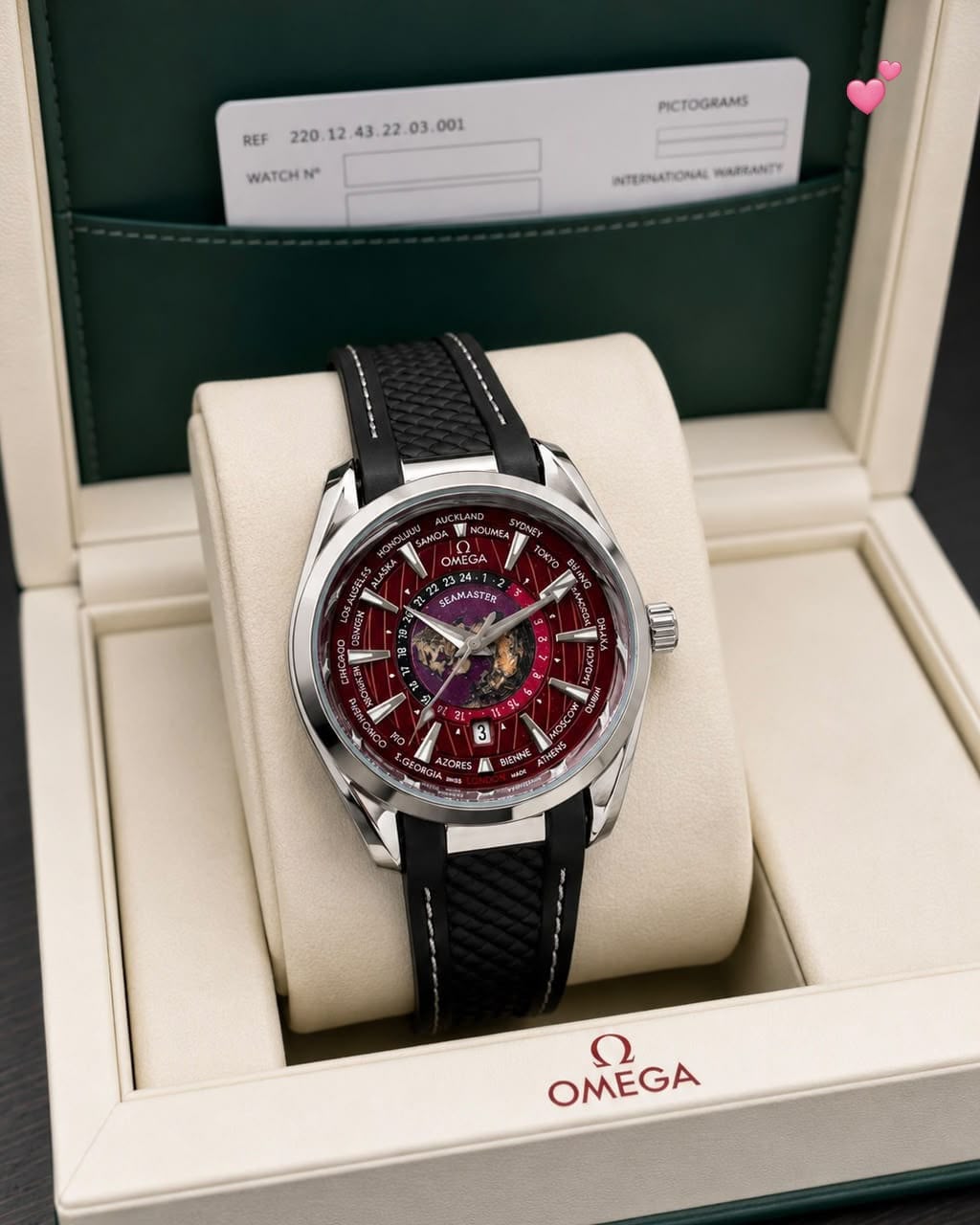 Omega Aqua Terra Worldtimer 43mm Blue Dial