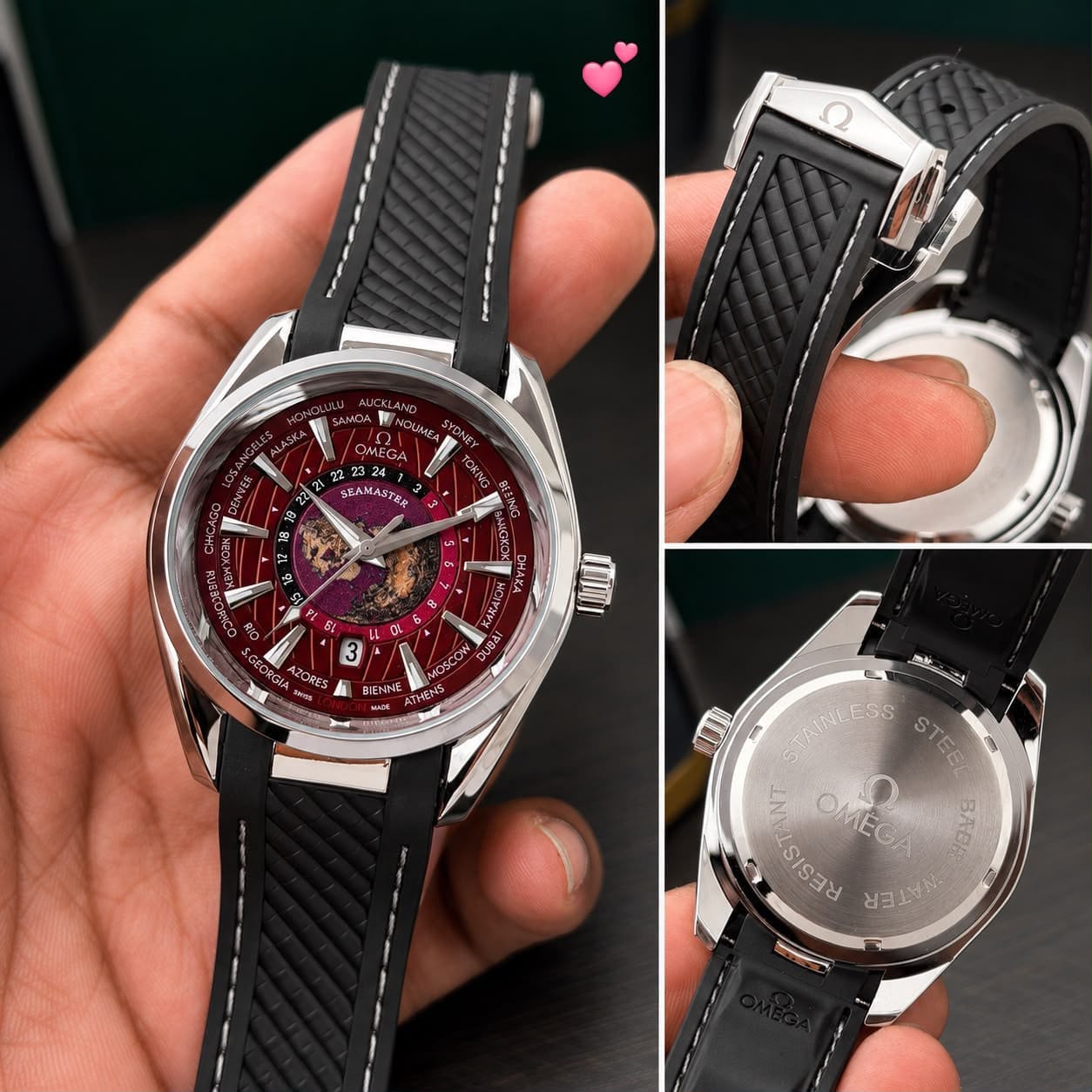 Omega Aqua Terra Worldtimer 43mm Blue Dial