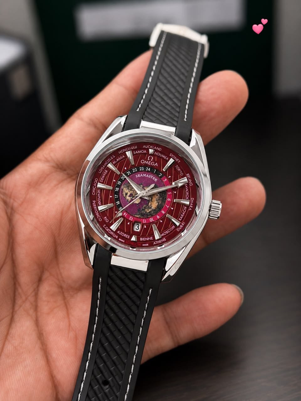 Omega Aqua Terra Worldtimer 43mm Blue Dial