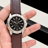 Fossil Garrett Black Dial Chronograph