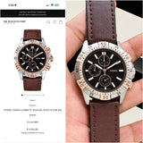 Fossil Garrett Black Dial Chronograph