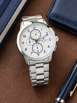 Maurice White Dial Silver Quartz
