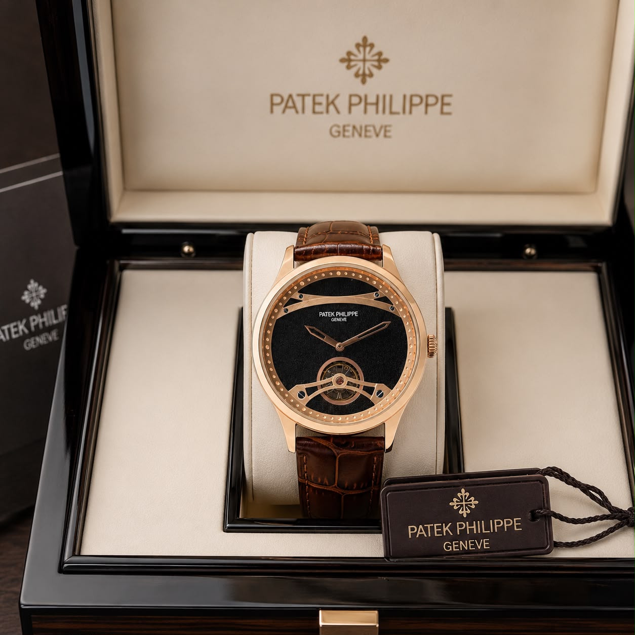 Patek Philippe Tourbillon Black Dial Automatic