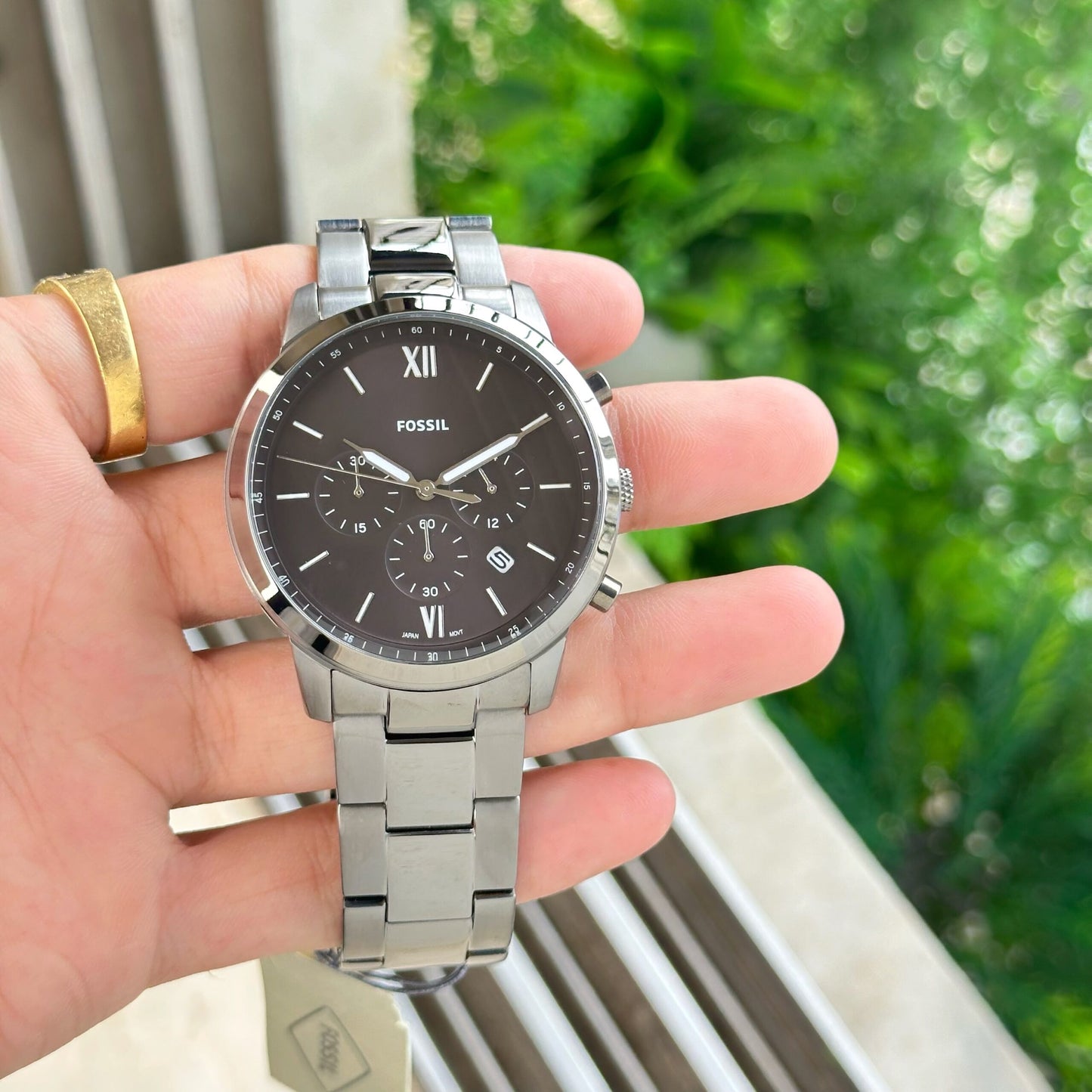 Fossil Neutra Chronograph Grey Dial