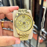 Michael Kors Lexington Chronograph Gold