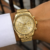 Michael Kors Lexington Chronograph Gold