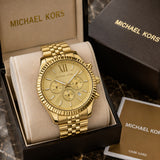Michael Kors Lexington Chronograph Gold
