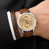 Fossil Chronograph Champagne Gold Dial