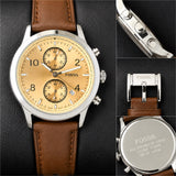 Fossil Chronograph Champagne Gold Dial