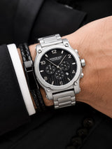 Montblanc Chronograph Black Textured Dial
