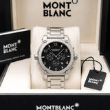 Montblanc Chronograph Black Textured Dial