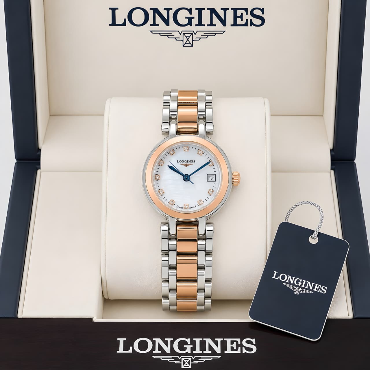 Longines PrimaLuna White Mother-of-Pearl