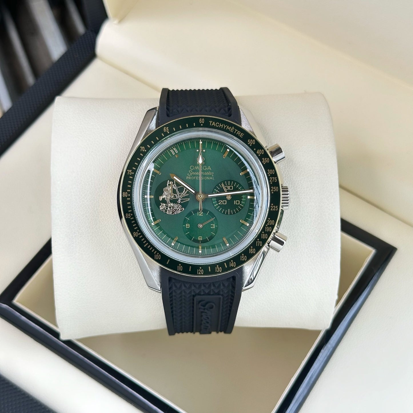 Omega Apollo Green Dial Chronograph