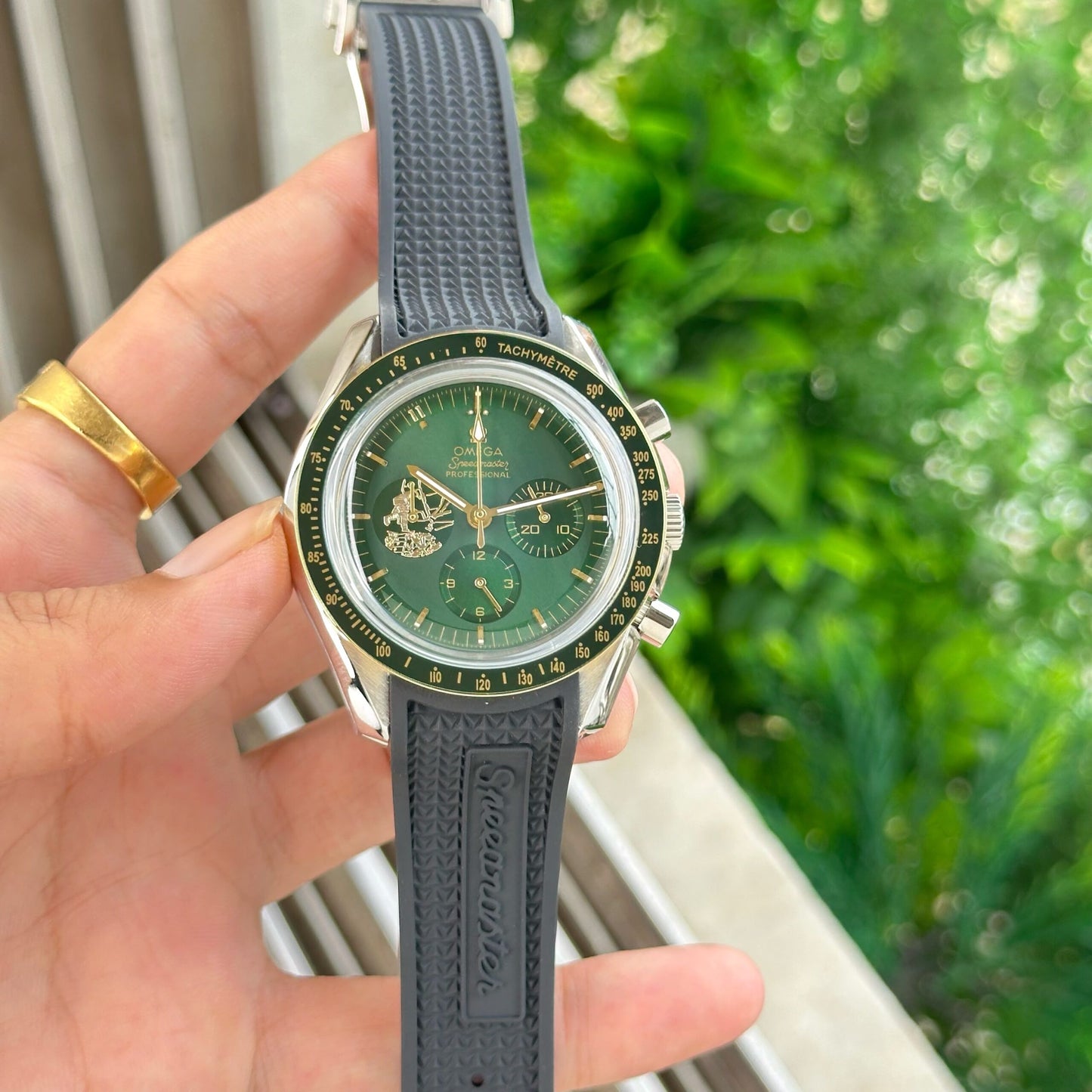Omega Apollo Green Dial Chronograph