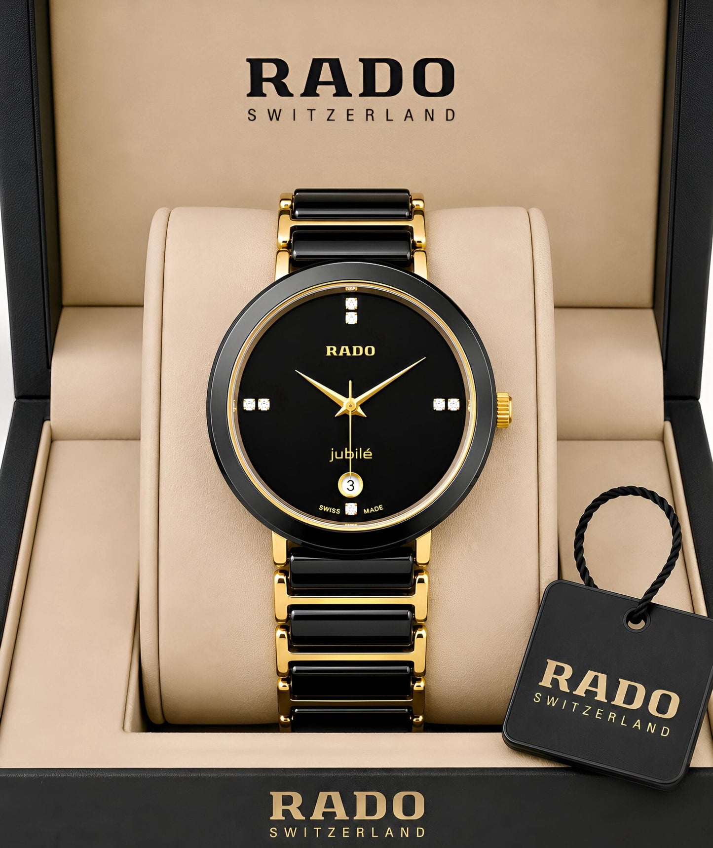 Rado Black Ceramic Gold Edition