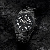 Guess Black Sunray Dial Chronograph