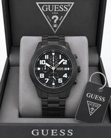 Guess Black Sunray Dial Chronograph