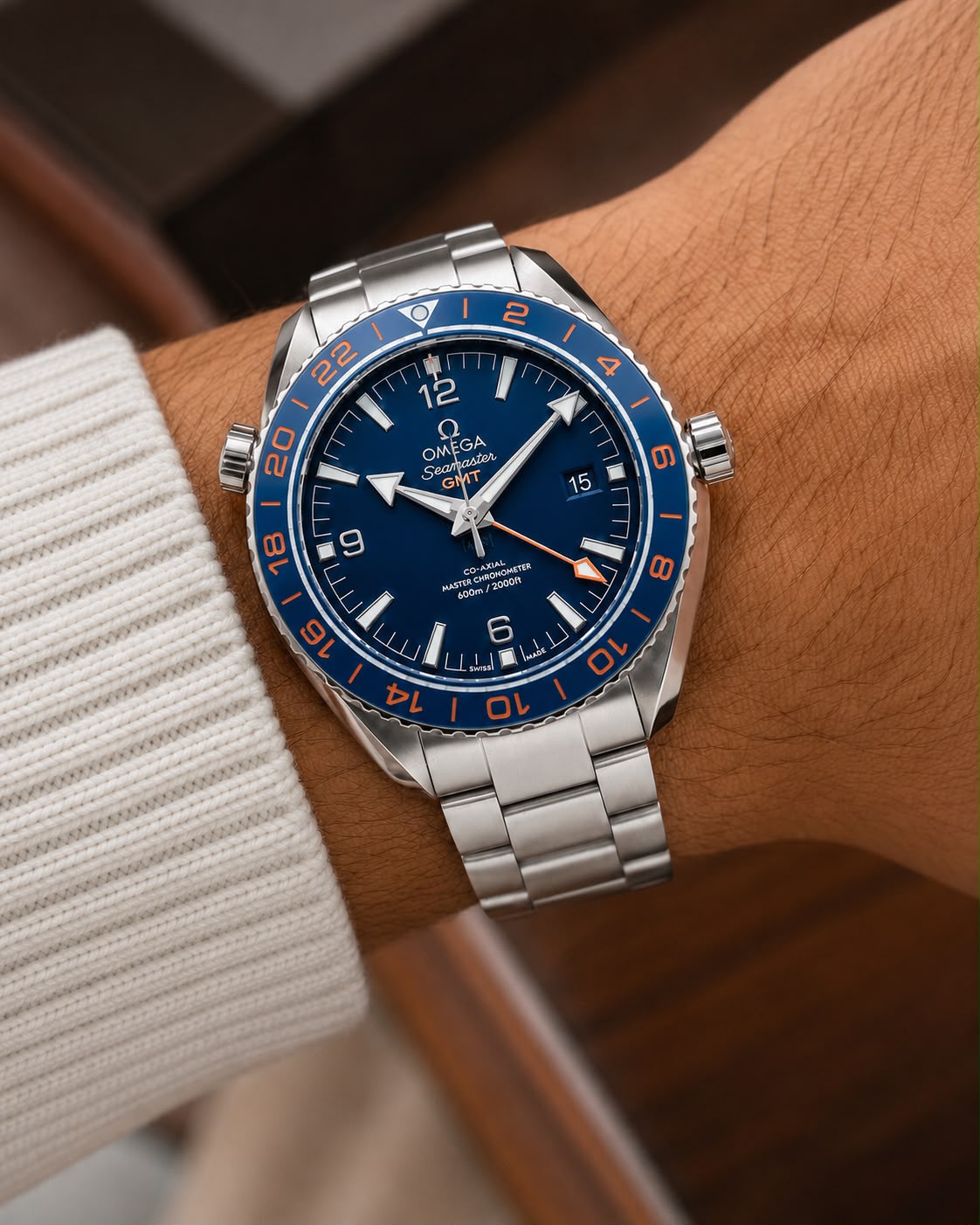 Omega Seamaster Planet Ocean Blue Dial