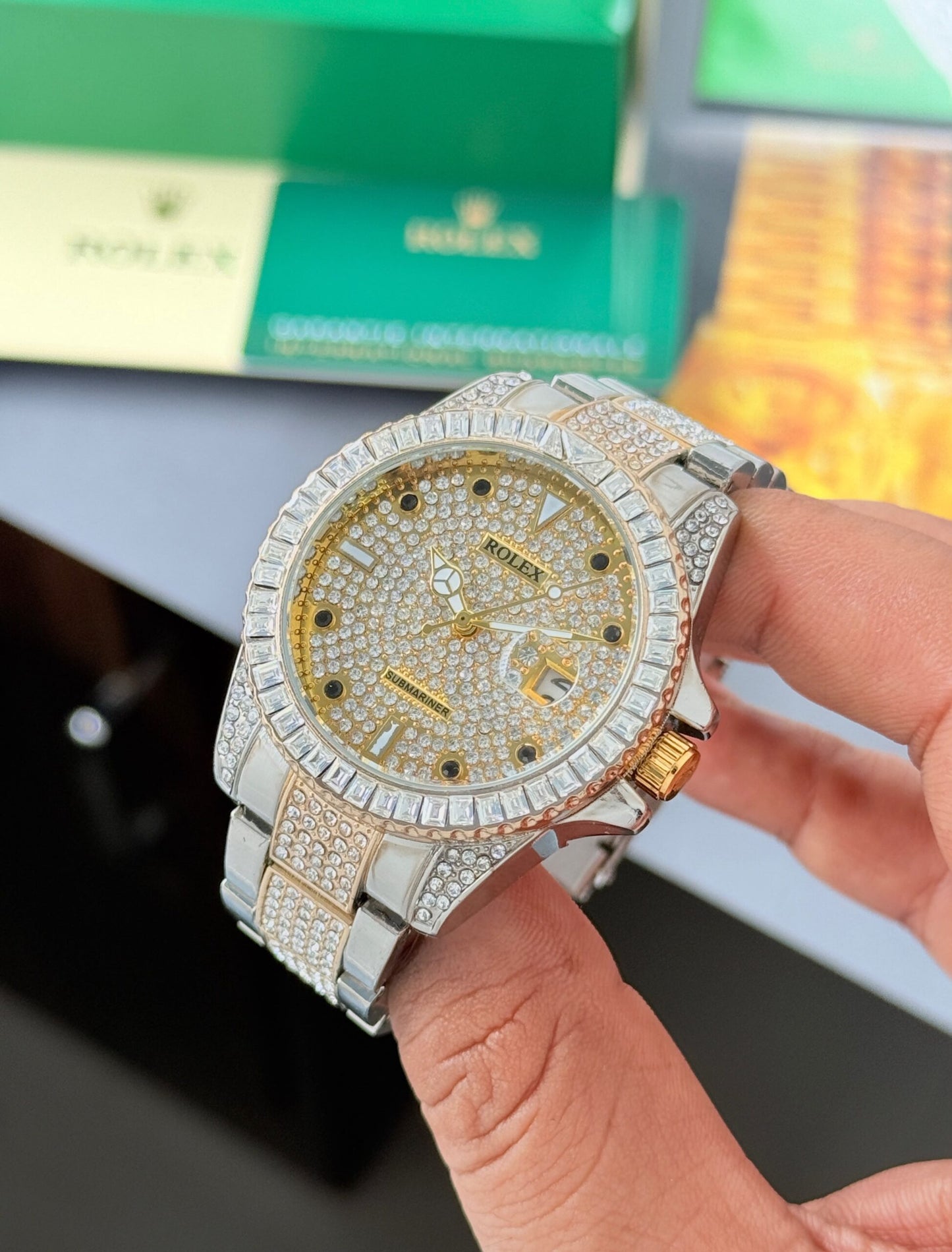Rolex Super Submariner Diamond Two-Tone