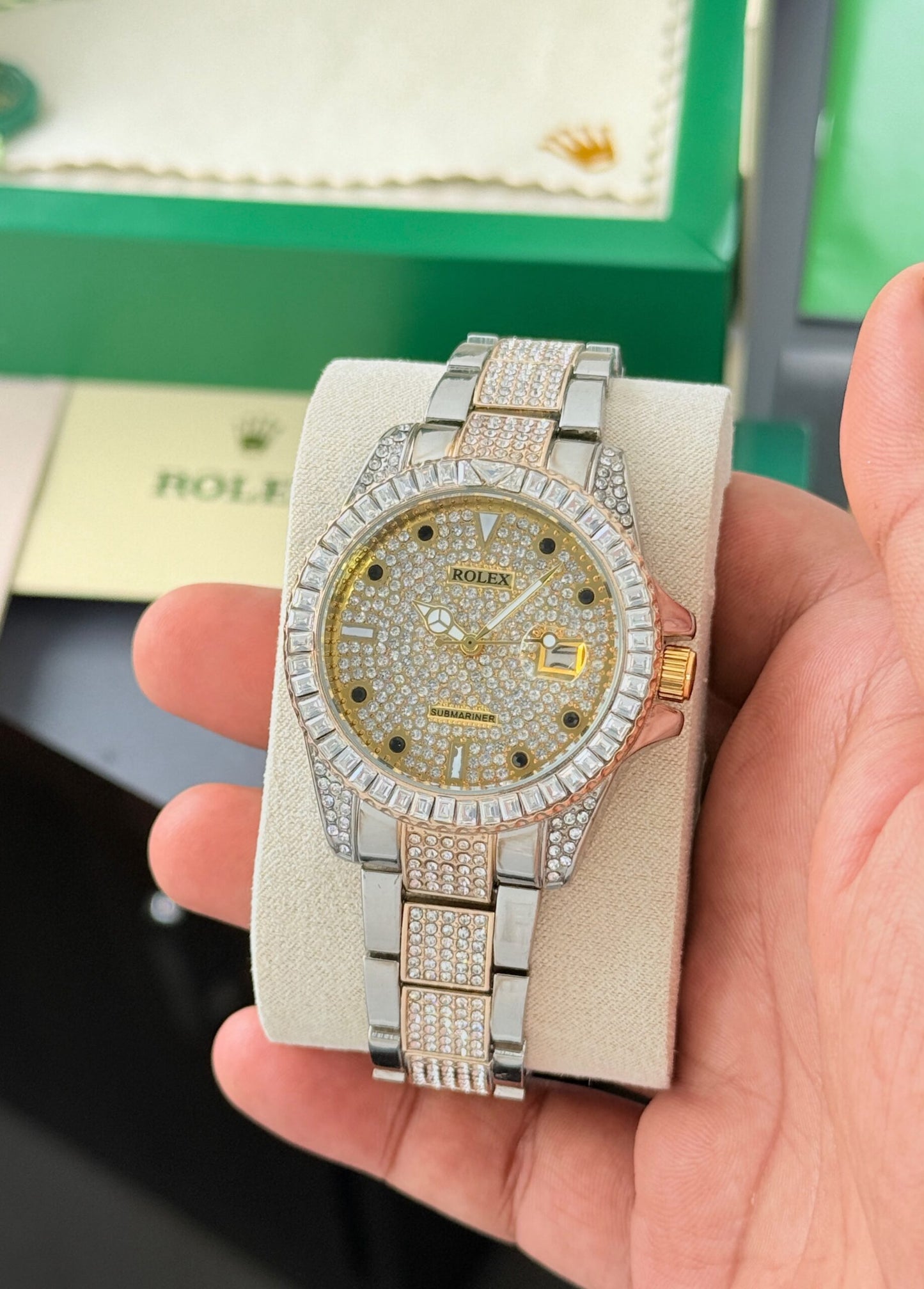 Rolex Super Submariner Diamond Two-Tone
