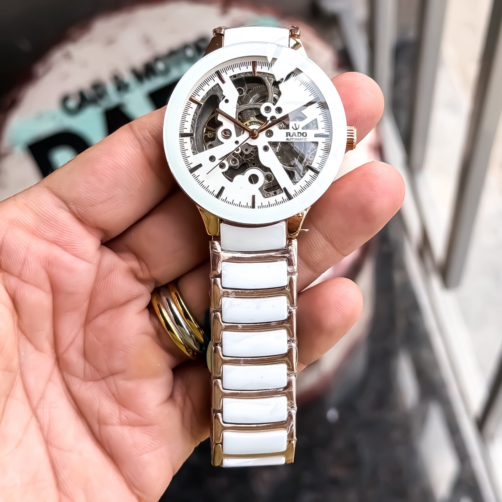 Rado Centrix Automatic White Skeleton Edition