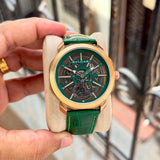 Bvlgari Octo Skeleton Rosegold Green Dial