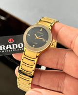 Rado Centrix Jubile Ceramica Black Dial Gold