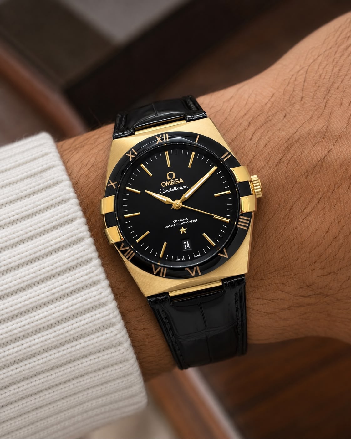 Omega Constellation Black Gold Automatic